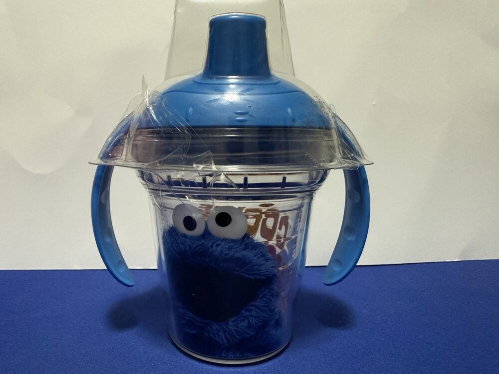 NEW My First Tervis Sesame Street Cookie Monster Sippy Cup 6oz Sealed Packaging